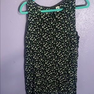 Sleeveless floral top